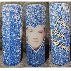 I <3 Josh hutcherson stainless steel insulated tumbler water bottle